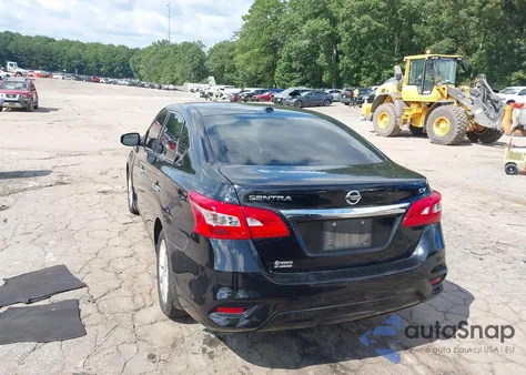 2019 Nissan Sentra Sv из США, поврежденный, VIN 3N1AB7AP2KY255683